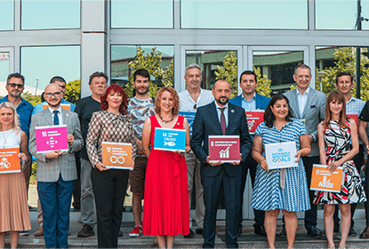 Honored new leaders of the Sustainable Development Goals