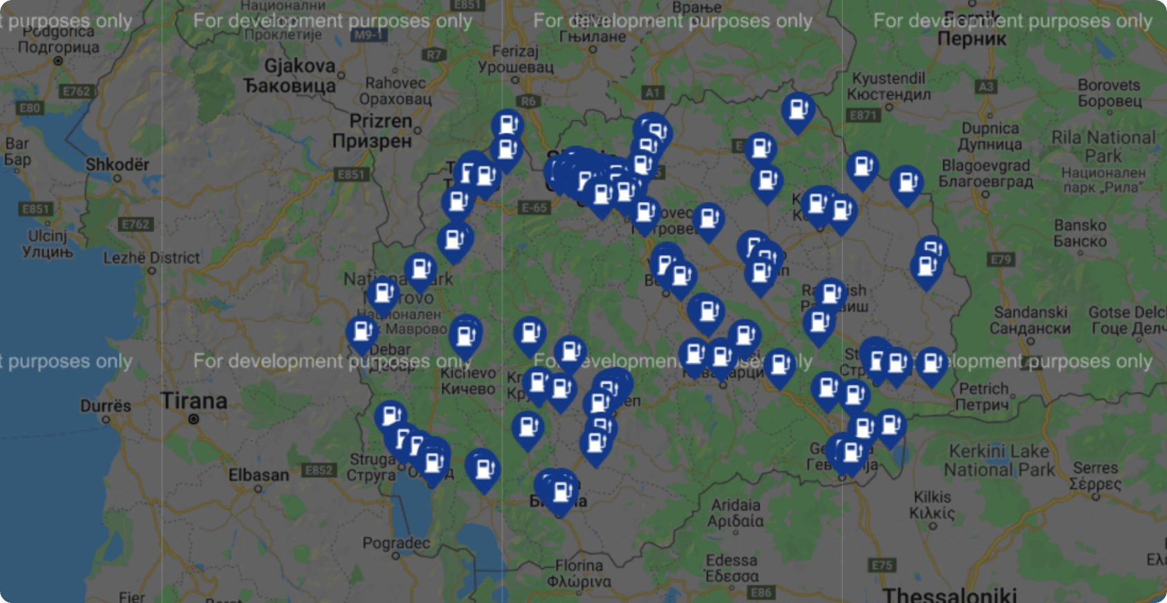 mapa benzinski