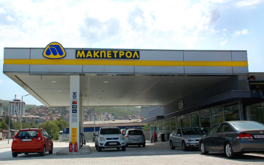 New Makpetrol gas station of in Veles